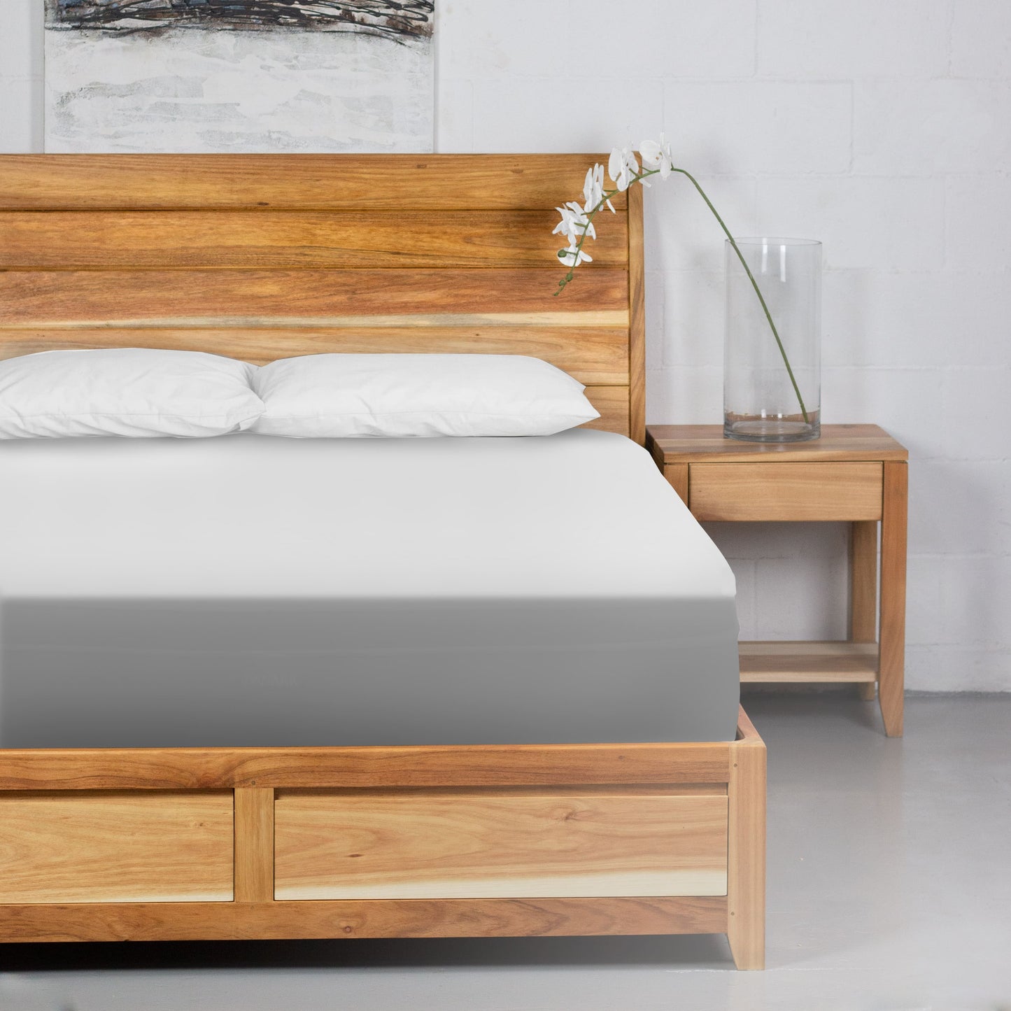 Woodlands Box Bed Frame - Lanark Solid Wood Furniture South Africa