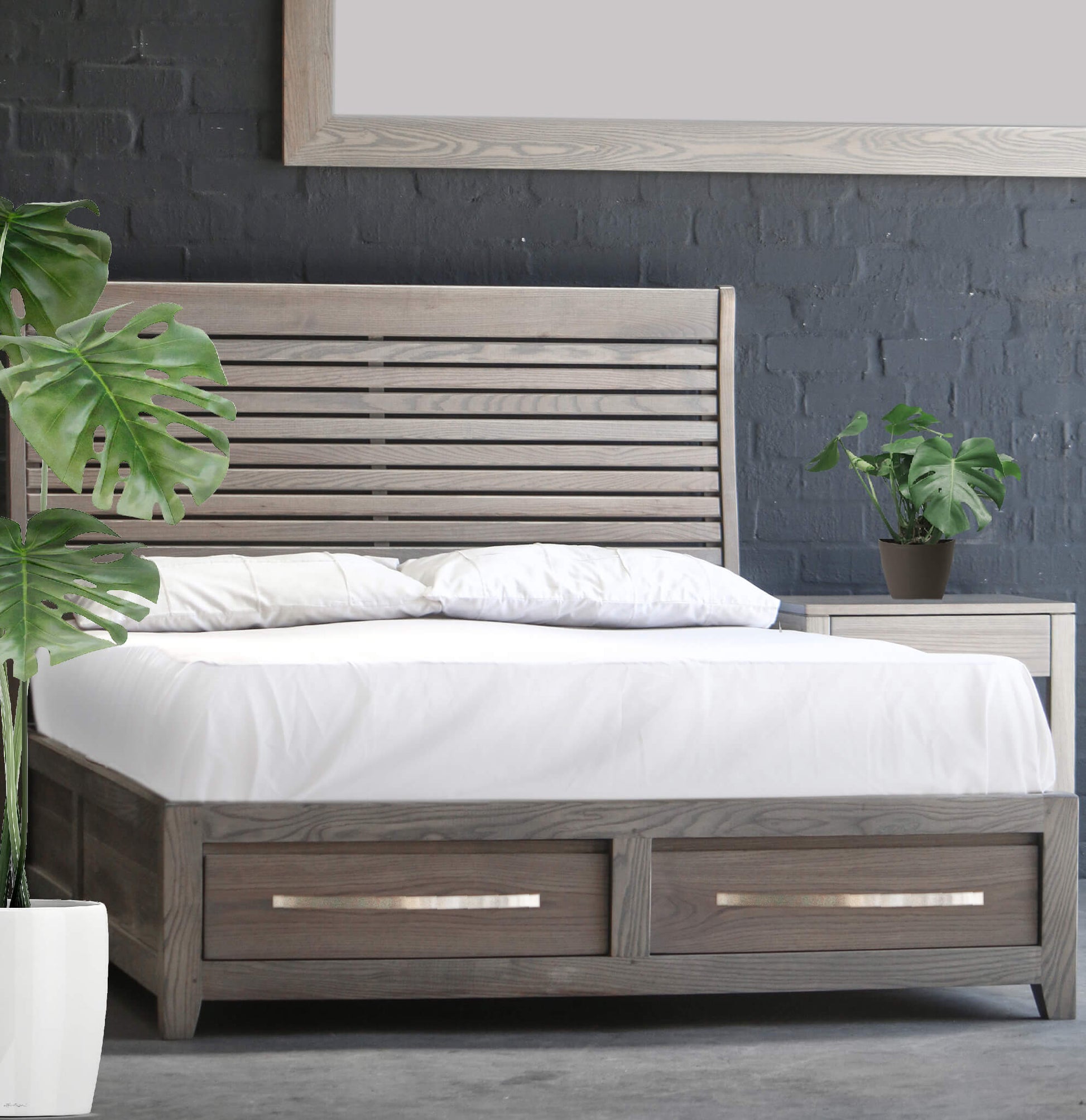 Spine Box Bed Frame Quality Solid Wood Furniture South Africa